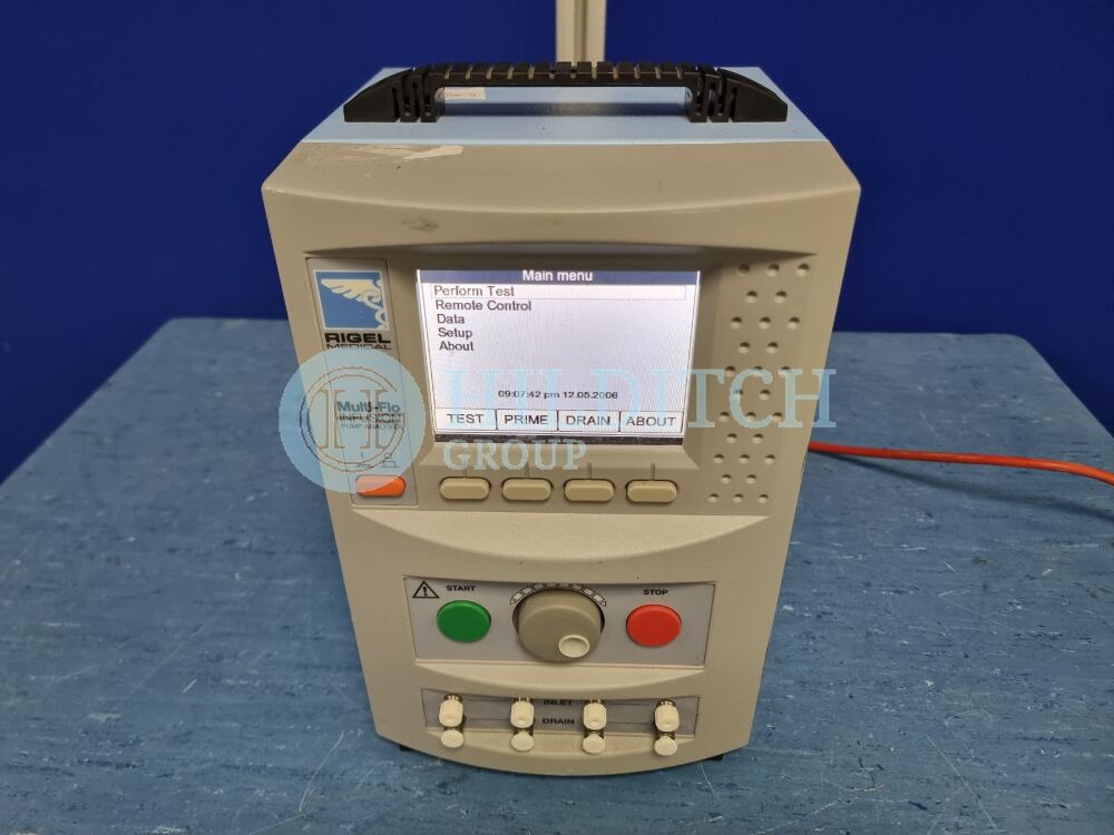 Rigel Multi-flo Infusion Pump Analyser *powers Up*