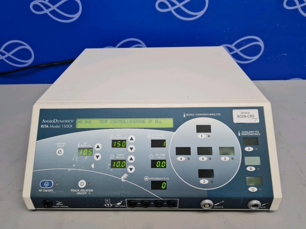 Angiodynamics Rfa AngioDynamics RITA 1500X RF Radio Frequency Surgical Generator
