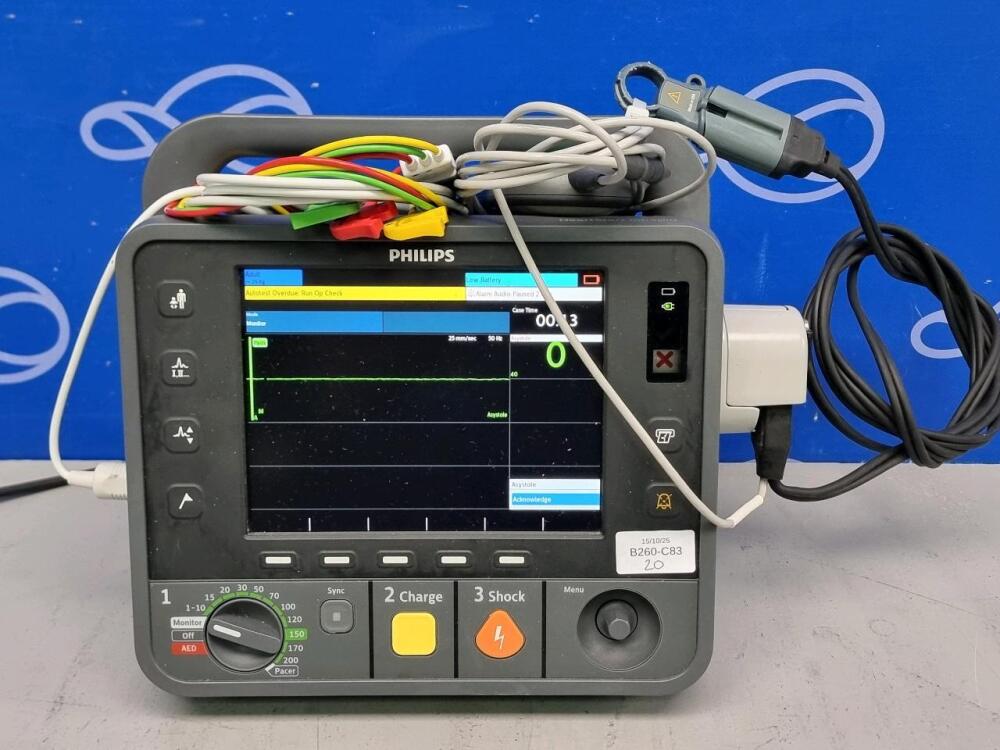 Philips Heartstart Intrepid Defibrillator with Pacer Function