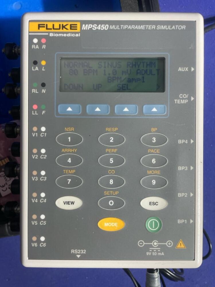 Fluke Biomedical MPS450 Multiparameter Simulator