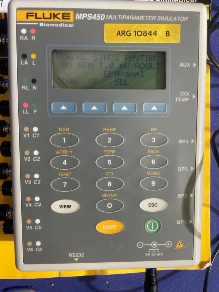 Fluke Biomedical MPS450 Multiparameter Simulator