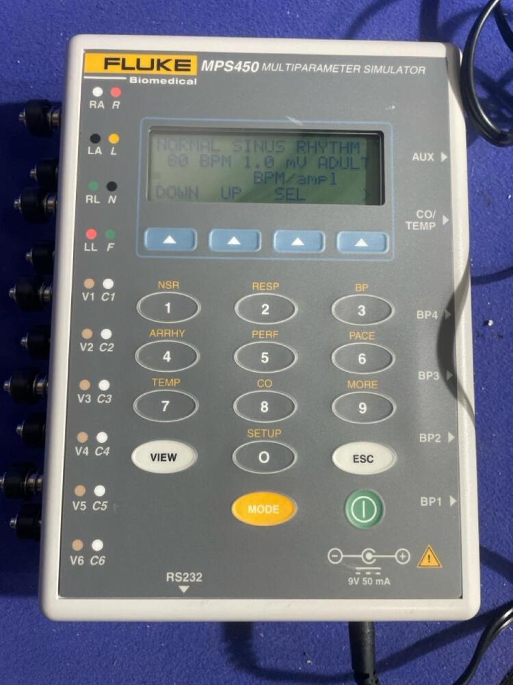 Fluke Biomedical MPS450 Multiparameter Simulator