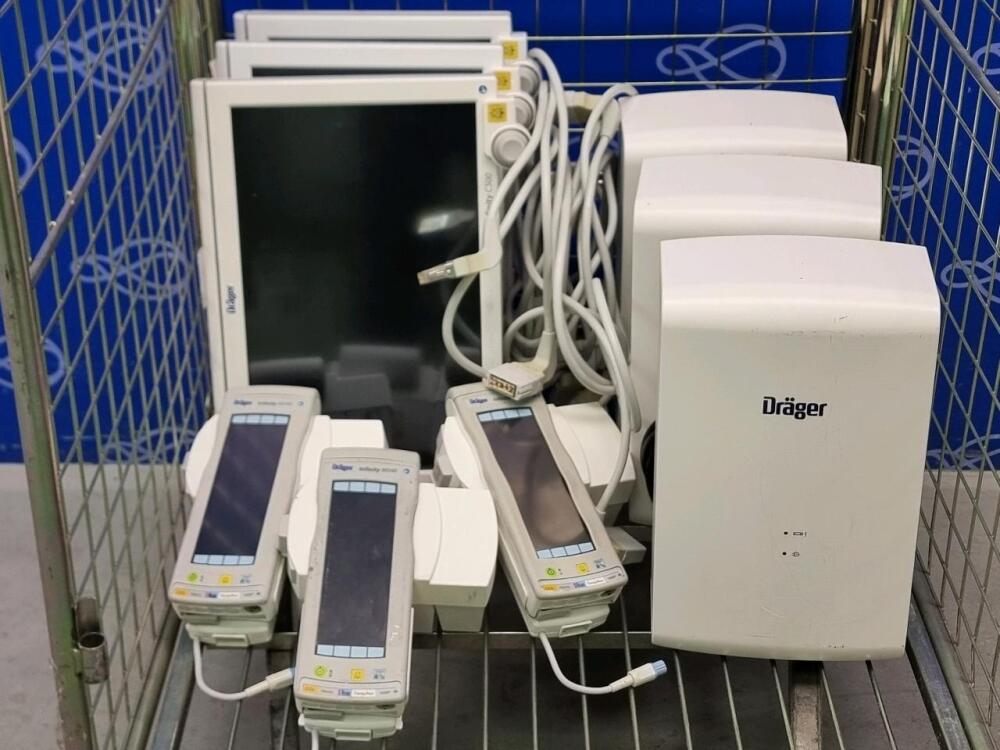 3 x Draeger Infinity Patient Monitoring System