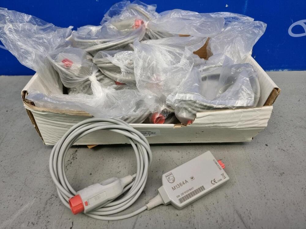 15 x Philips M1364A Fetal Monitor DECG/MECG Cable