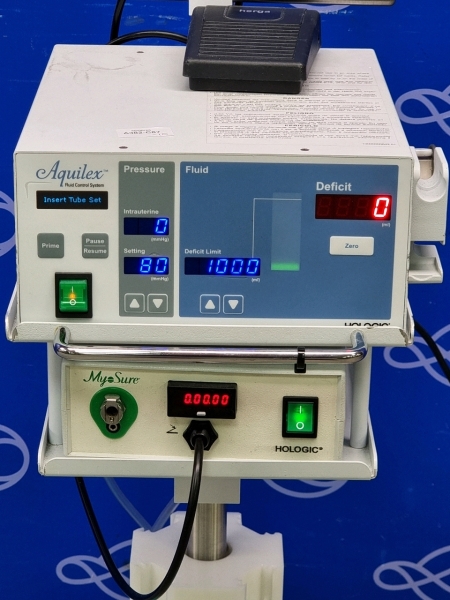 Hologic Aquilex Fluid Control System with Hologic Myosure Hysteroscopic ...