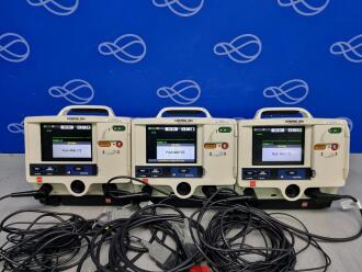 3 x Physio Control Lifepak 20e Defibrillator with Code Management Module