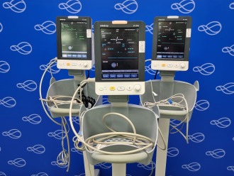 3 x Mindray VS-900 Vital Signs Monitor on Rollstand