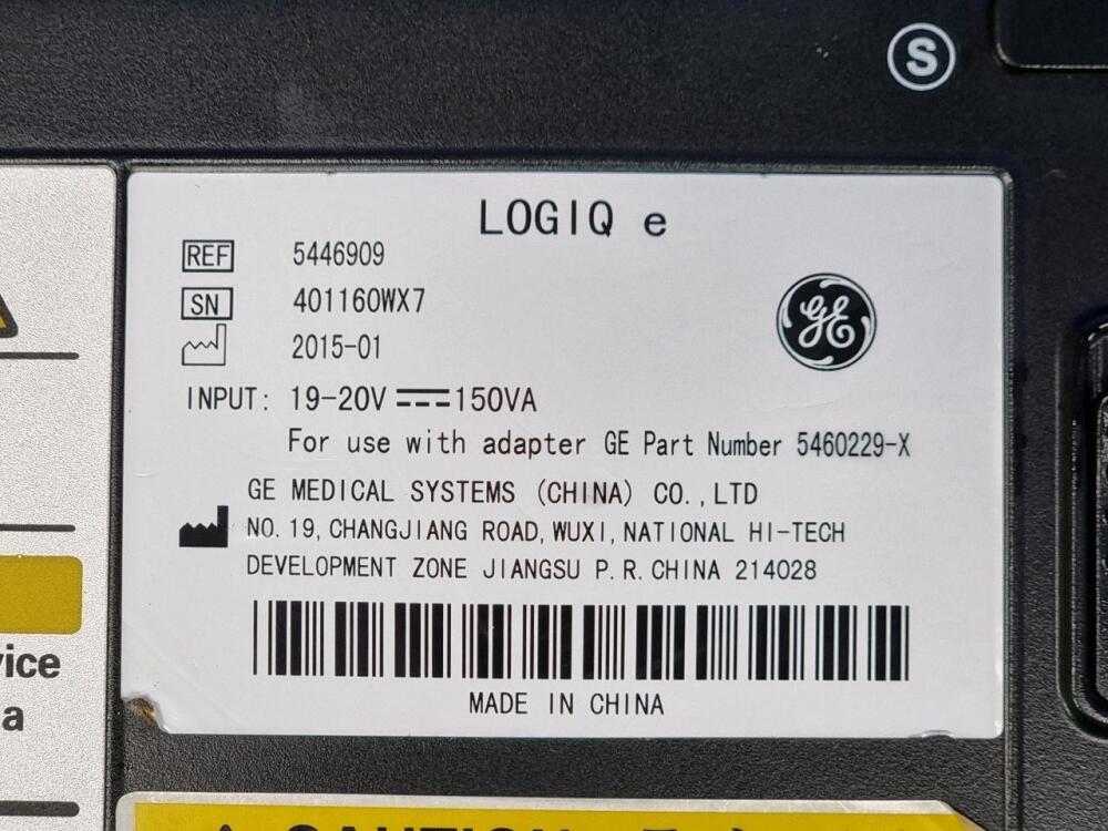 GE Logiq e R6 Portable Ultrasound System