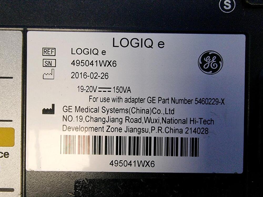 GE Logiq e R6 Portable Ultrasound System