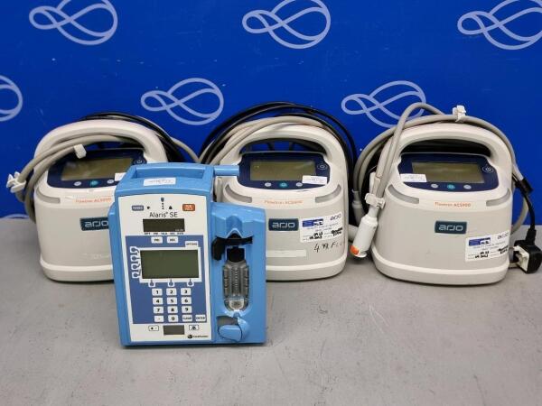3 x Huntleigh Flowtron ACS900 Compression Pump and 1 x Alaris SE ...