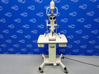 Topcon SL8Z Slit Lamp on Topcon IT-1 Adjustable Instrument Table