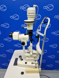 Topcon SL8Z Slit Lamp on Topcon IT-1 Adjustable Instrument Table - 2