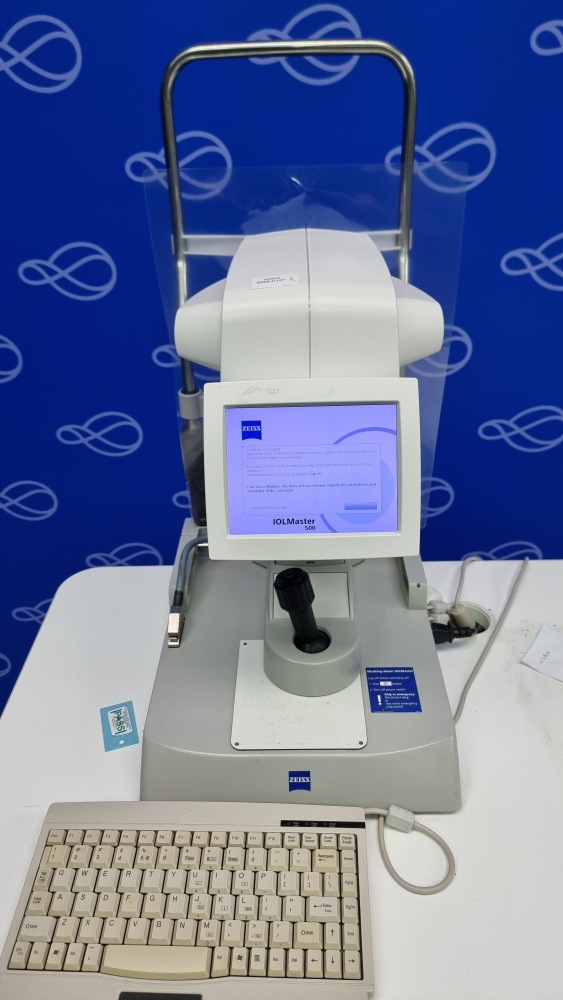 Zeiss IOL Master 500 Biometry Unit on Table