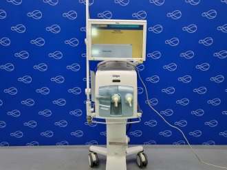 Draeger Babylog VN500 Ventilator on Rollstand