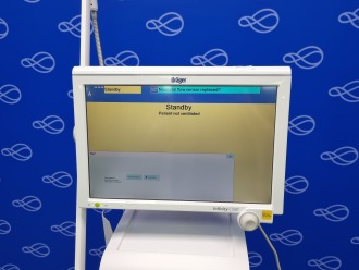 Draeger Babylog VN500 Ventilator on Rollstand - 2