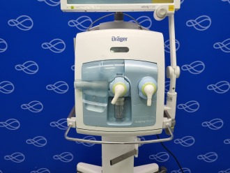 Draeger Babylog VN500 Ventilator on Rollstand - 3