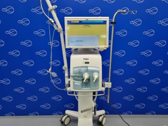 Draeger Babylog VN500 Ventilator on Rollstand