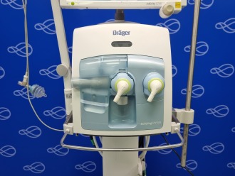 Draeger Babylog VN500 Ventilator on Rollstand - 3