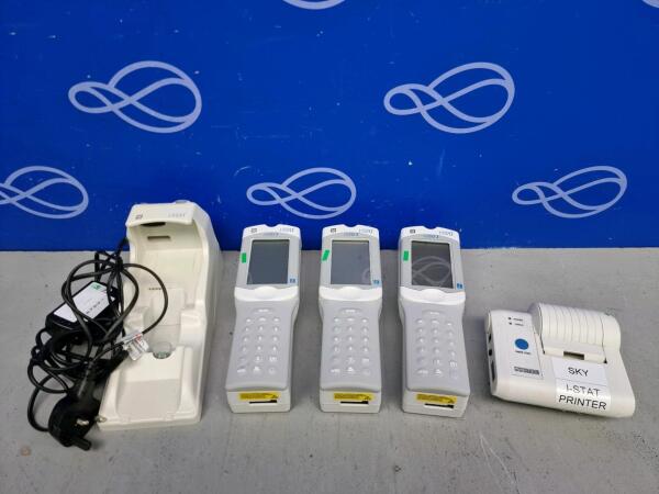 3 x Abbott 300 i-STAT 1 Blood Gas Analyser