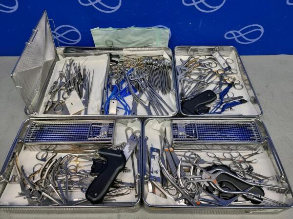 4 x Craniotomy Instrument Set
