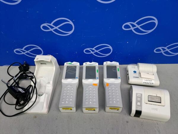 3 x Abbott 300-G i-STAT 1 Blood Gas Analyser
