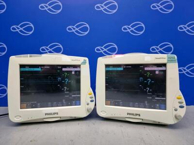 2 x Philips IntelliVue MP50 Anaesthesia Patient Monitor
