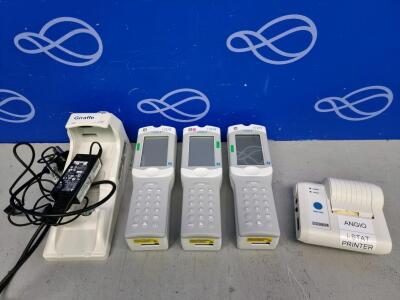 3 x Abbott 300 i-STAT 1 Blood Gas Analyser