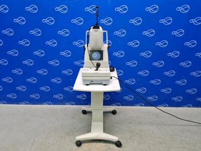 Topcon TRC-NW8 Non-Mydriatic Retinal Camera on Topcon ATE-600 Motorised Table