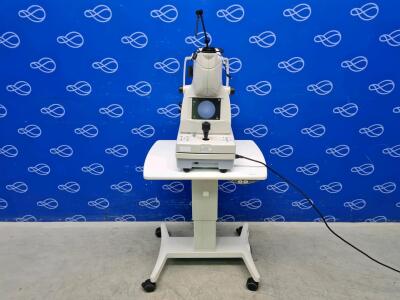 Topcon TRC-NW8 Non-Mydriatic Retinal Camera on Topcon ATE-600 Motorised Table