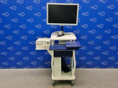Mobile Workstation with Acer AL2416W Display Monitor