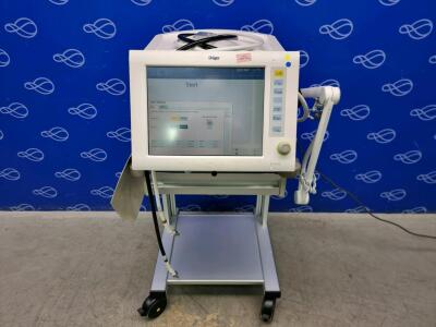 Draeger Evita XL Ventilator on Trolley