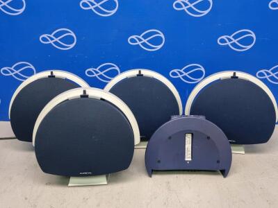 4 x Aurical Aud Type 1081 with Built-in HI-PRO 2 Speaker and 1 x Without Speaker