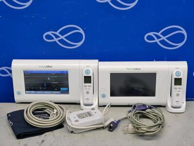 2 x Welch Allyn Connex Spot Monitor