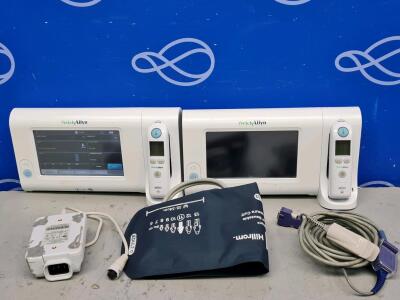 2 x Welch Allyn Connex Spot Monitor