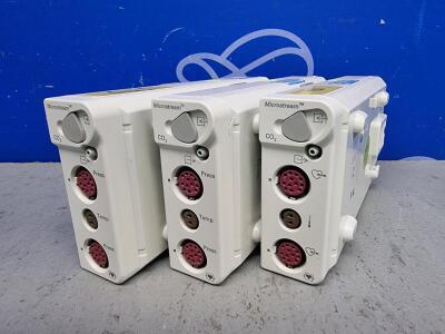 3 x Philips M3015B Microstream Module