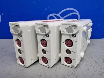 3 x Philips M3015B Microstream Module