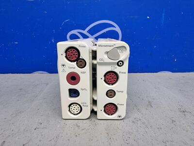 1 x Philips M3015B Microstream Module & 1 x Philips M3001A Module
