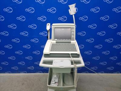GE MAC 5500 HD ECG Recorder on Trolley