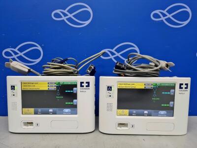2 x Covidien Nellcor PM1000N Bedside Patient Monitoring System