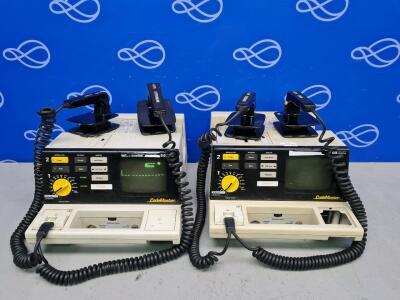 1 x Hewlett Packard CodeMaster M1732A Defibrillator and 1 x Hewlett Packard CodeMaster M1732B Defibrillator