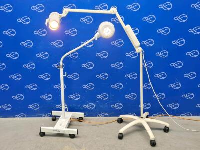 1 x Daray X400LFM and 1 x Luxo Glamox Examination Light