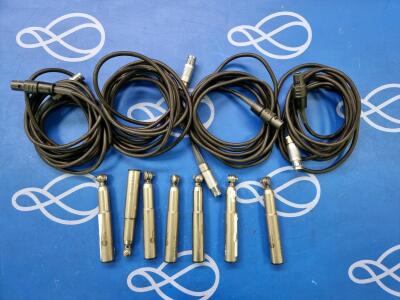 7 x Stryker Core Sagittal Saw Handpiece with 4 x Power Cable