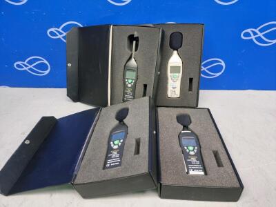 4 x Precision Gold/Kamplex Sound Level Meter