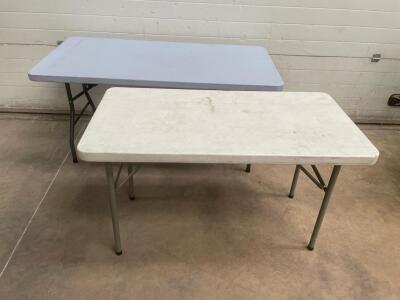 2 x Folding Plastic Tables