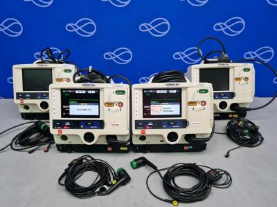 4 x Physio Control Lifepak 20e Defibrillator with Pacing