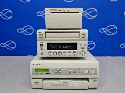 1 x Sony UP-55MD Colour Video Printer, 1 x Sony UP-D897 Digital Graphic Printer and 1 x Sony DVO-1000MD DVD Recorder