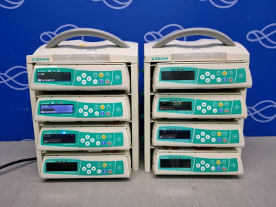 8 x B Braun Infusomat Space Infusion Pump
