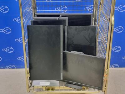 4 x Hewlett Packard PC Display Monitor, 4 x Eizo PC Display Monitor