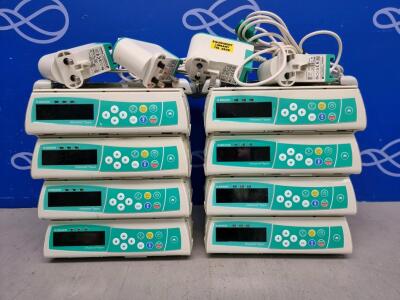 8 x B Braun Infusomat Space Infusion Pump