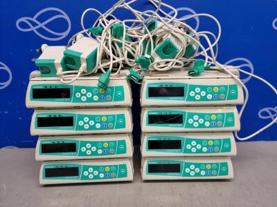 8 x B Braun Infusomat Space Infusion Pump
